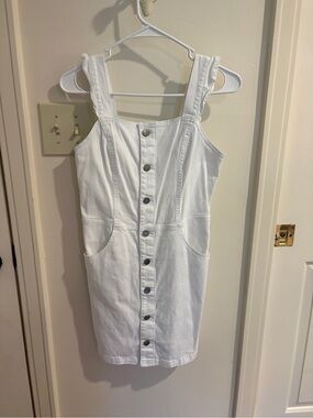 Tinseltown white denim dress